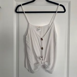 White Urban Tank Top